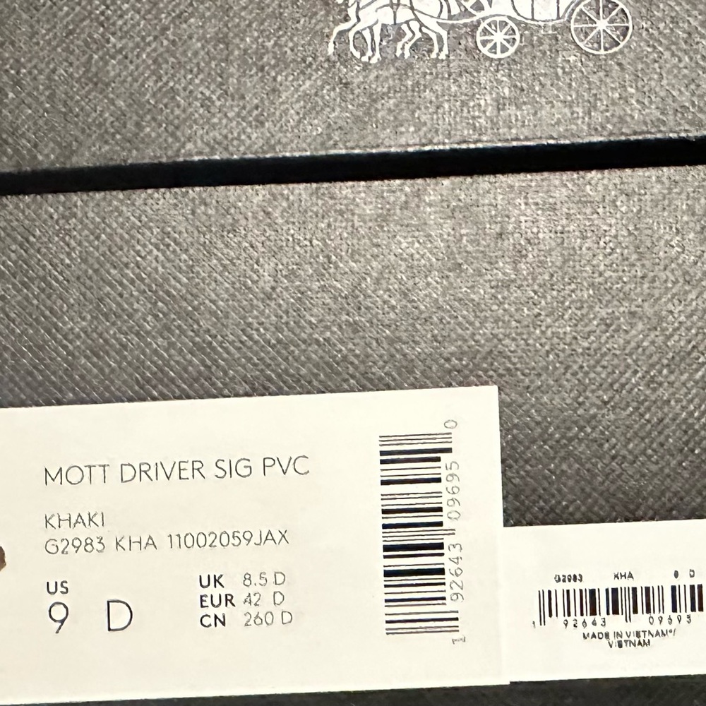 Coach Mott Drivers US 9 D please see photos for imperfections. - Picture 6 of 6